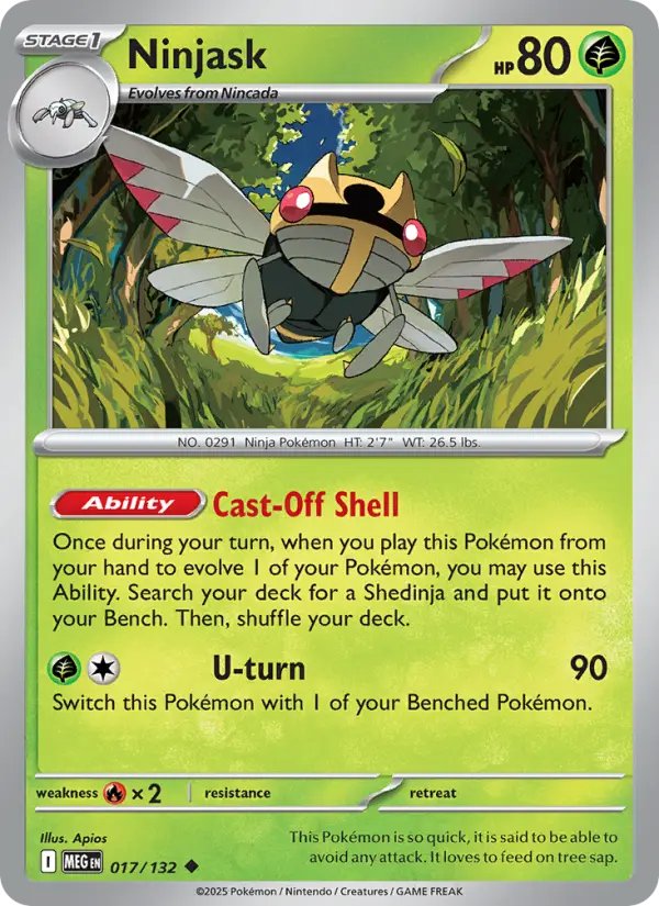 Ninjask #017