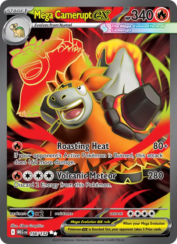 Mega Camerupt ex #156