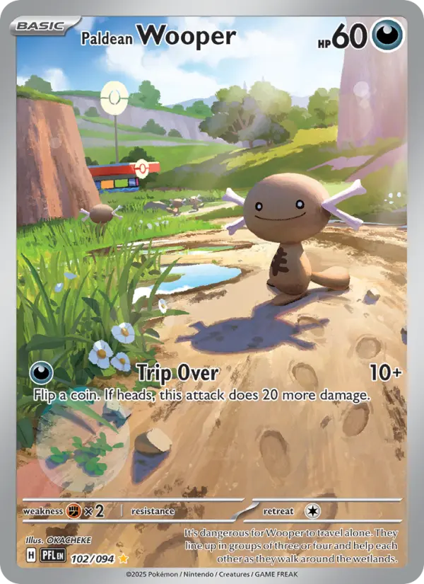 Paldean Wooper #102