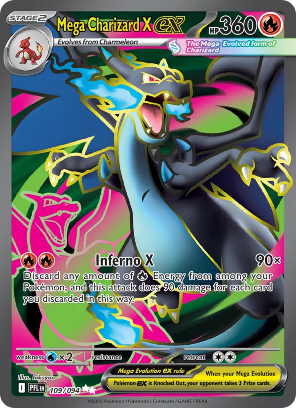 Mega Charizard X ex #109