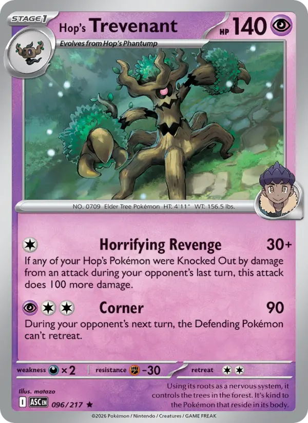 Hop's Trevenant #096