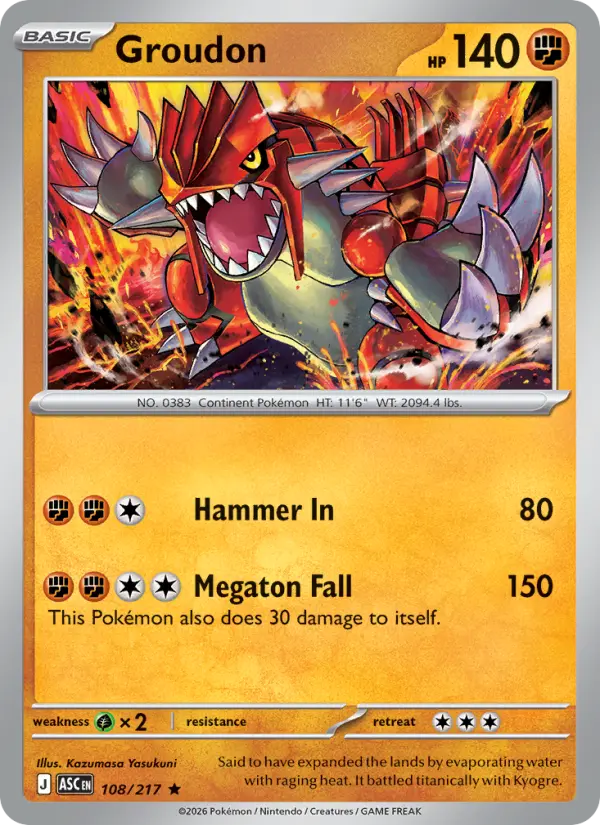 Groudon #108