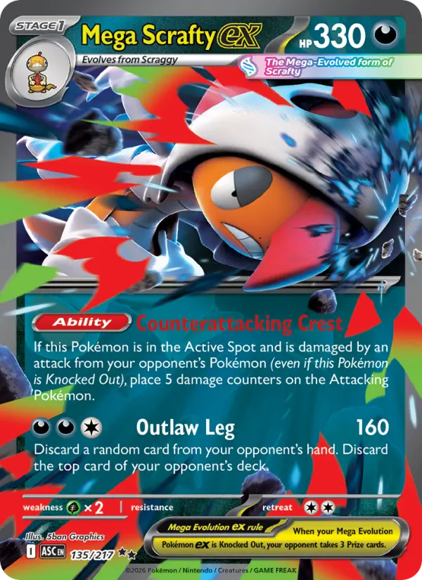 Mega Scrafty ex #135