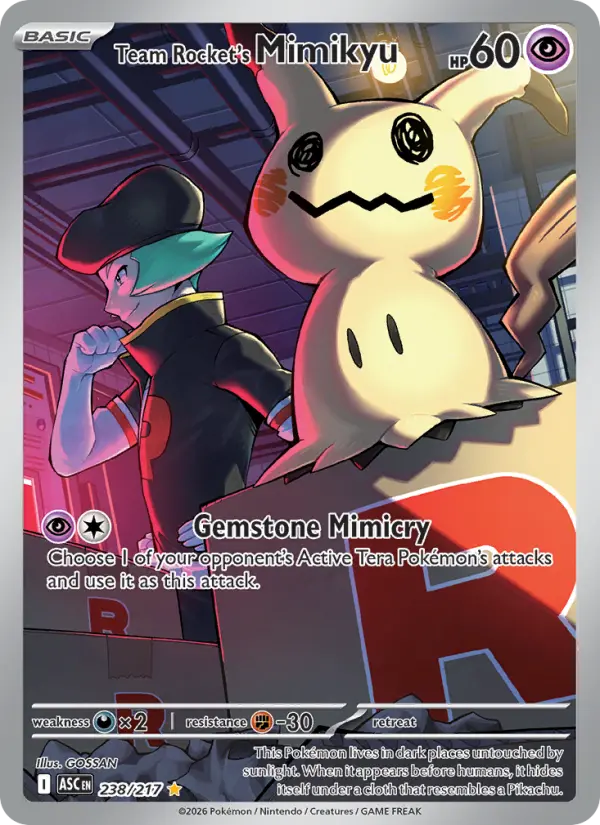 Team Rocket's Mimikyu #238