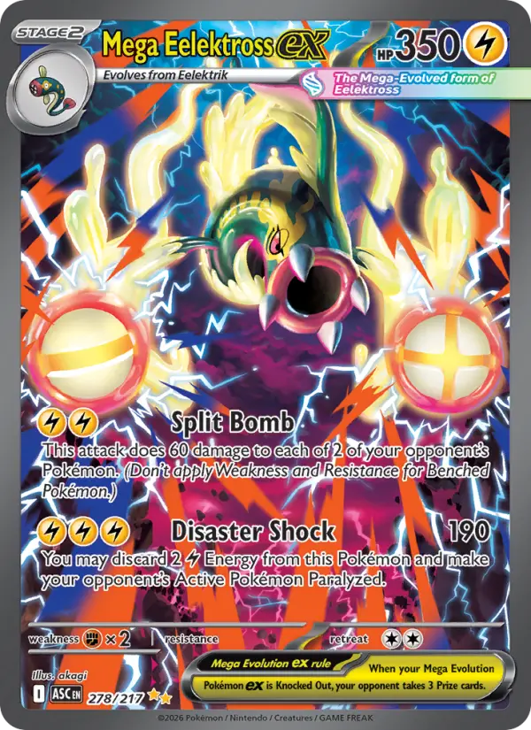 Mega Eelektross ex #278