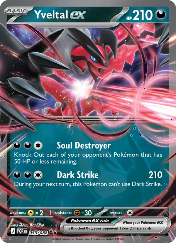 Yveltal ex #053