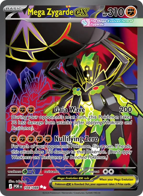 Mega Zygarde ex #104