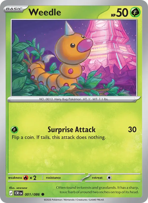 Weedle #001