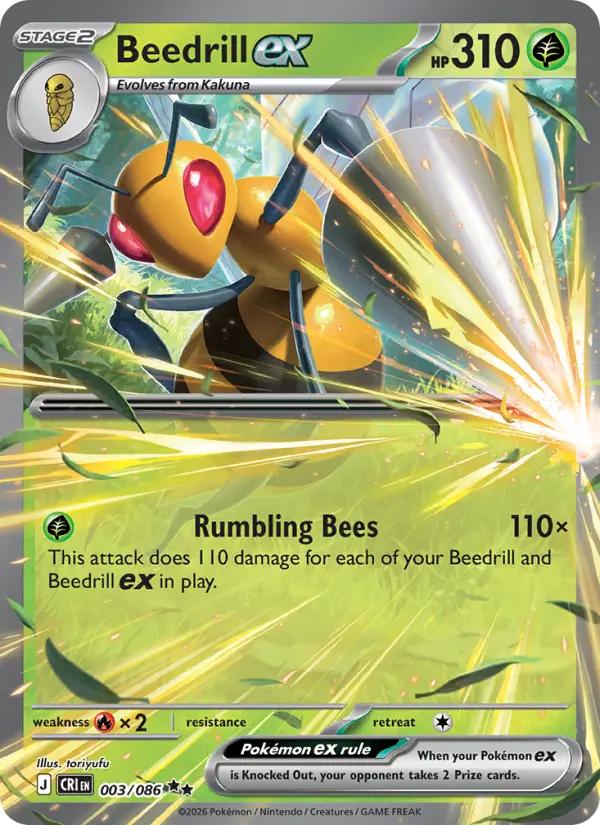 Beedrill ex #003