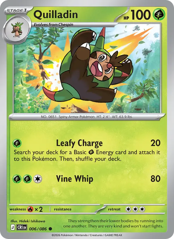 Quilladin #006