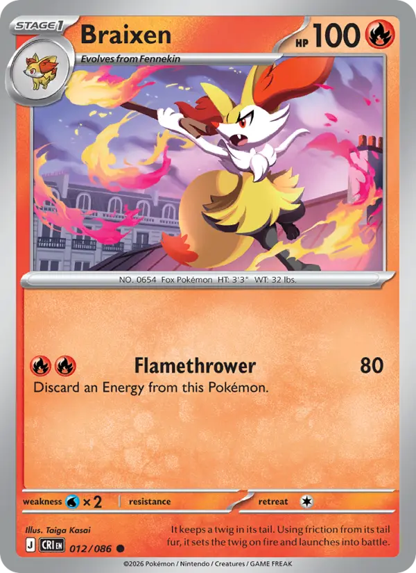 Braixen #012
