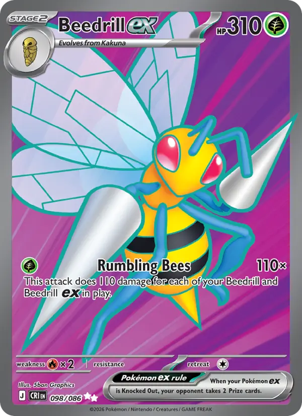 Beedrill ex #098