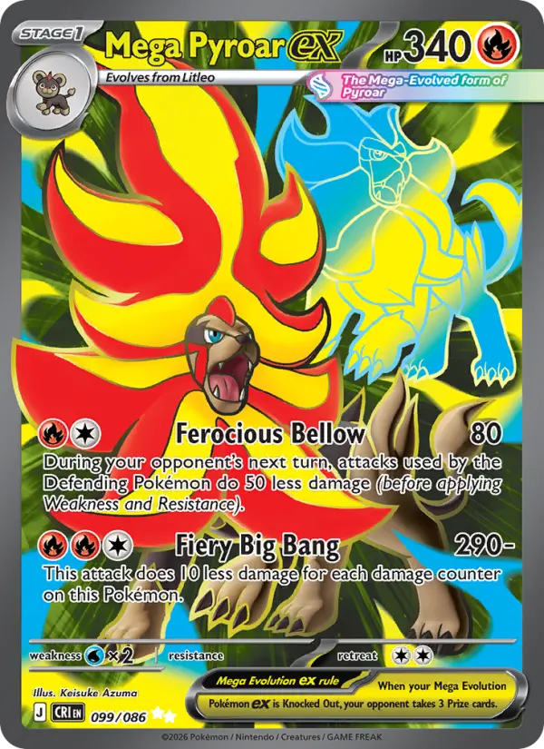 Mega Pyroar ex #099