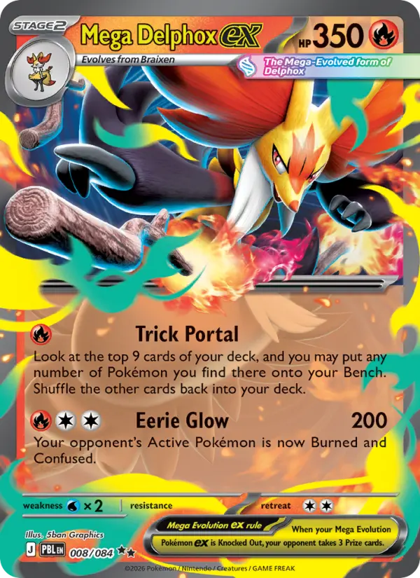 Mega Delphox ex #008