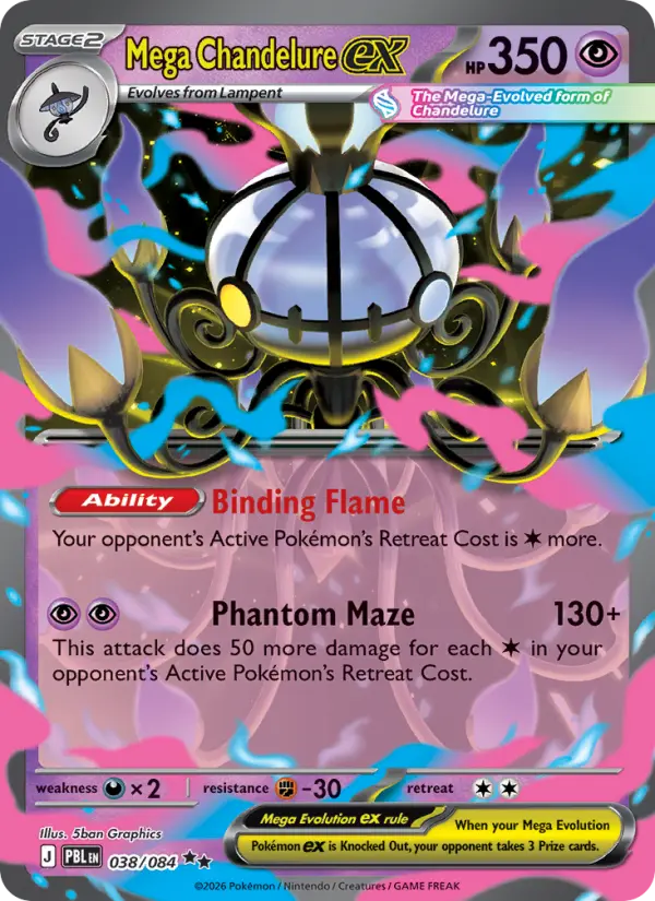 Mega Chandelure ex #038