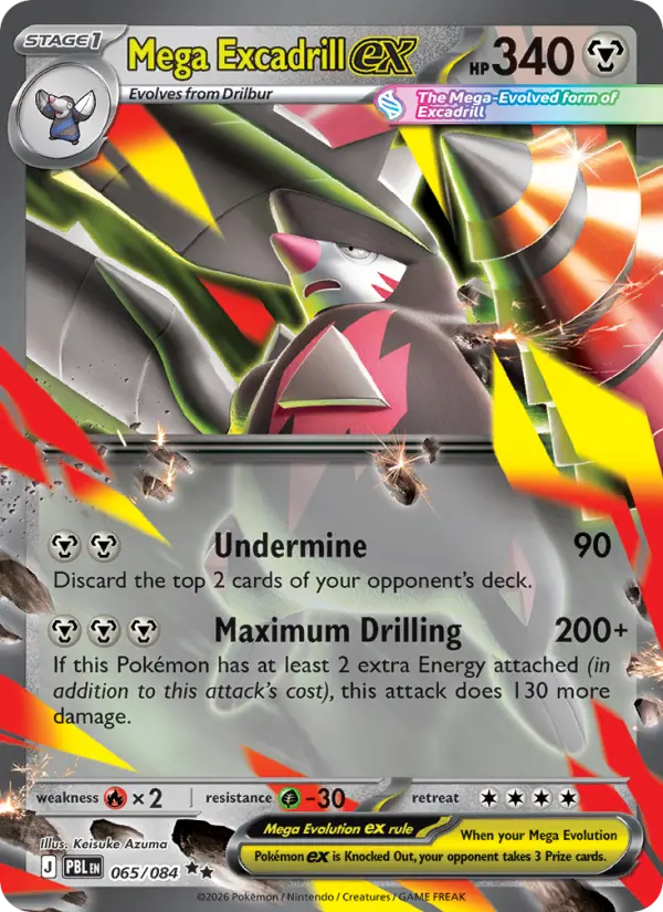 Mega Excadrill ex #065