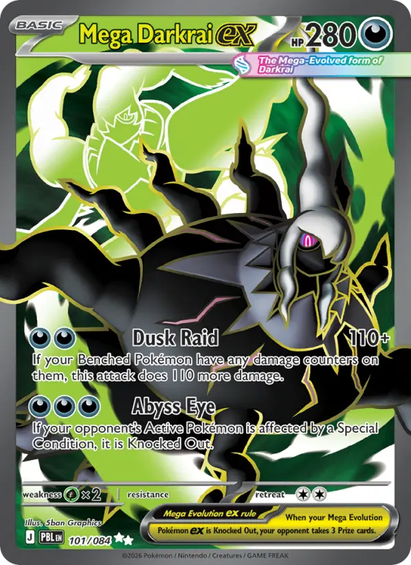 Mega Darkrai ex #101