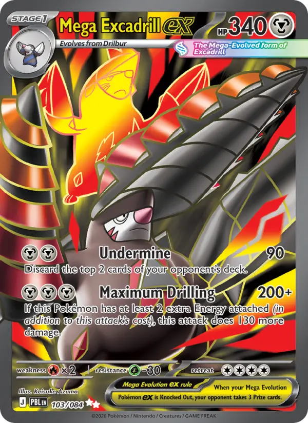 Mega Excadrill ex #103