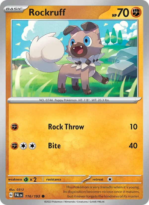 Rockruff #116