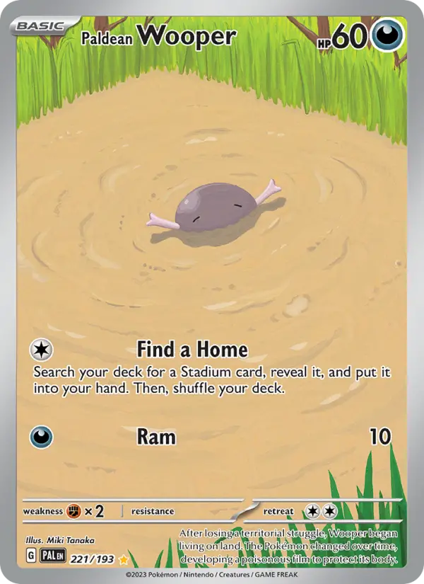 Paldean Wooper #221