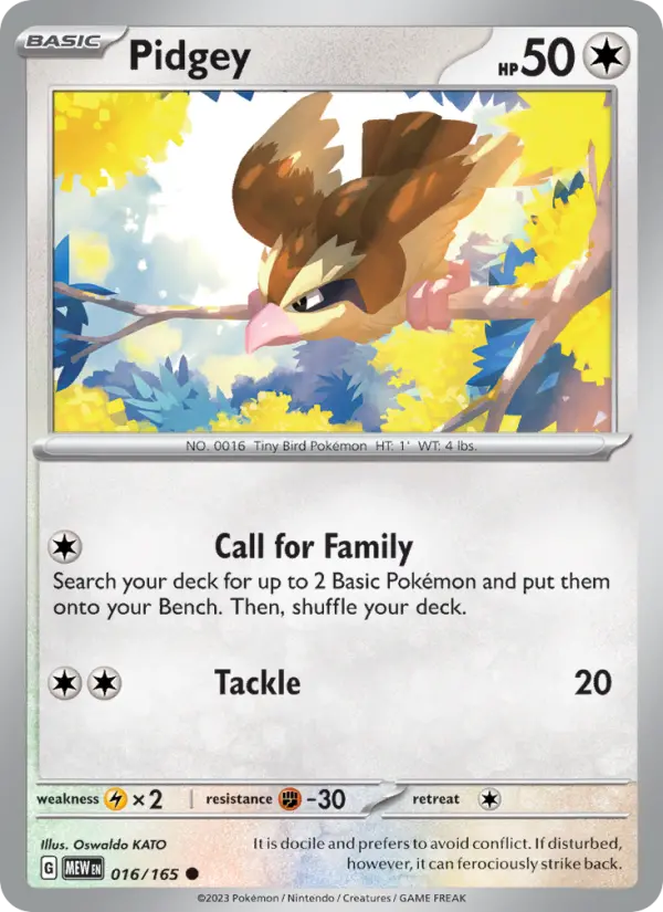 Pidgey #016