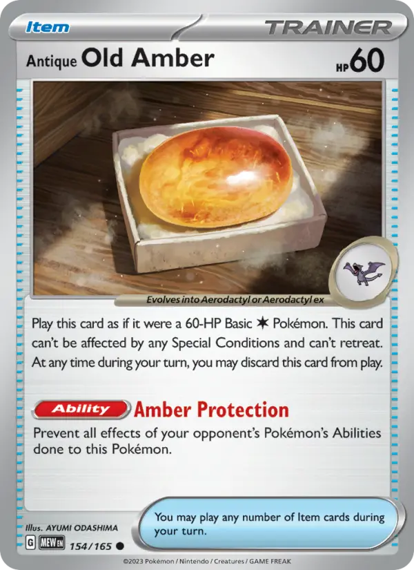 Antique Old Amber #154