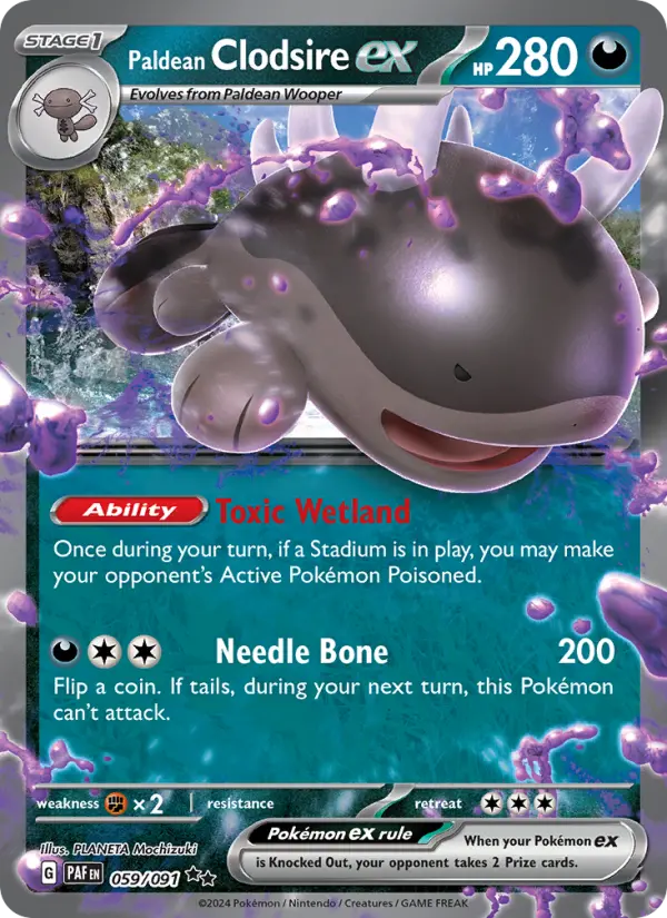 Paldean Clodsire ex #059