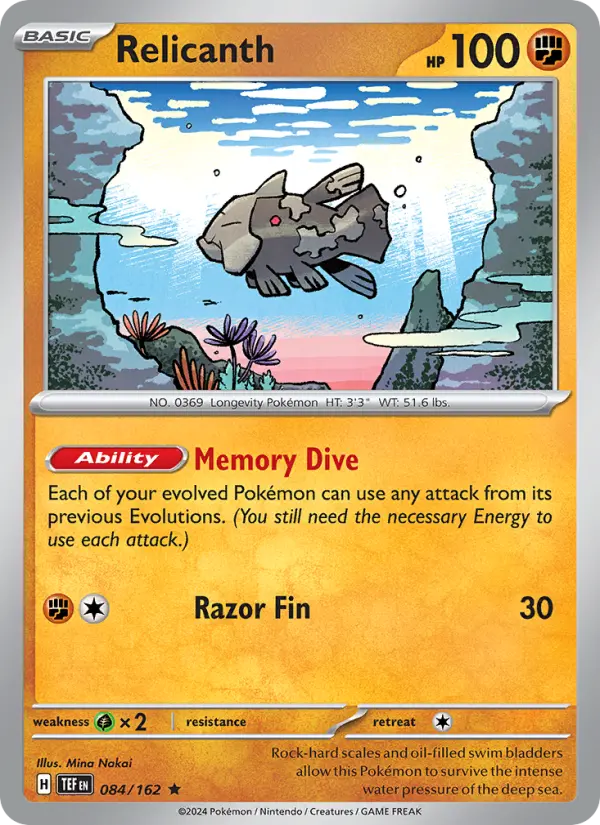 Relicanth #084