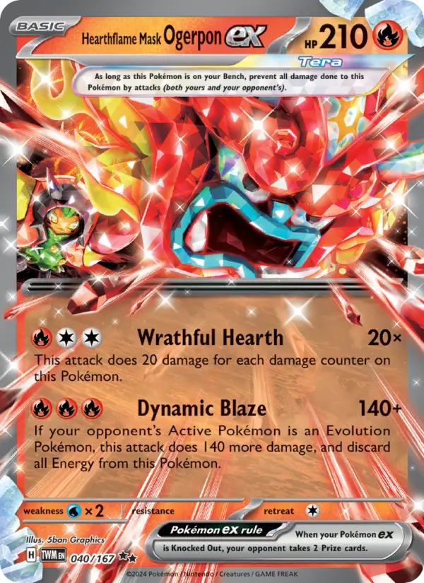 Hearthflame Mask Ogerpon ex #040