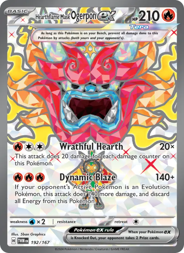 Hearthflame Mask Ogerpon ex #192