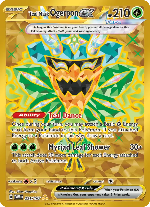 Teal Mask Ogerpon ex #221