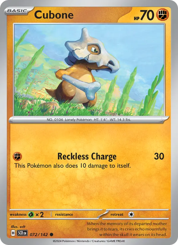 Cubone #072