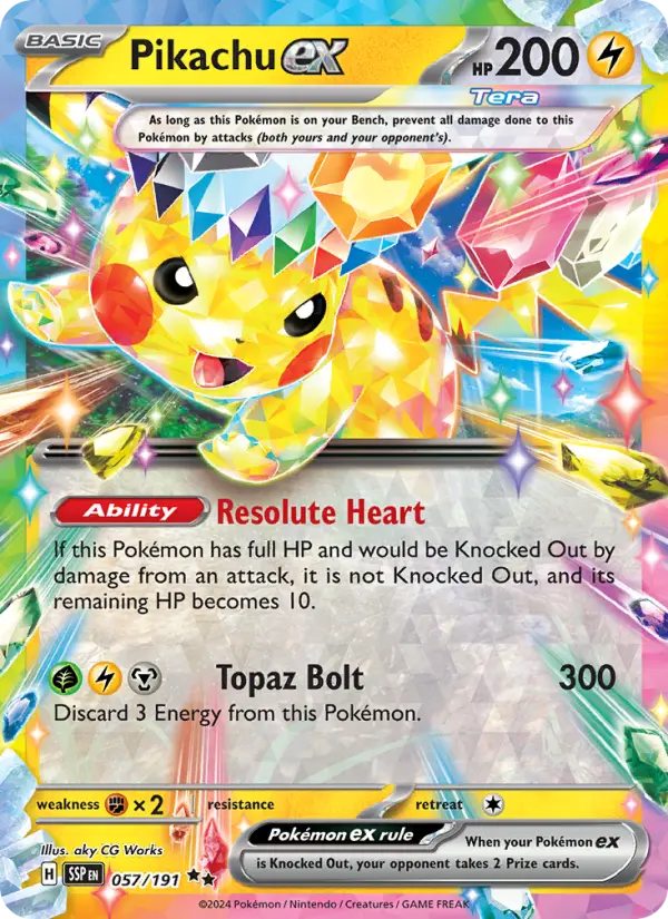 Pikachu ex #057