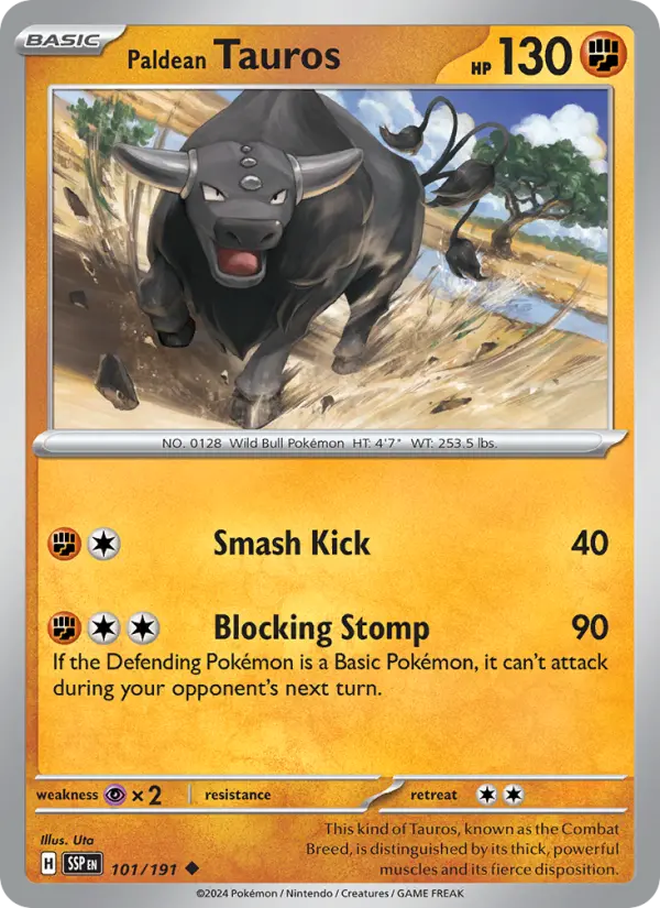 Paldean Tauros #101