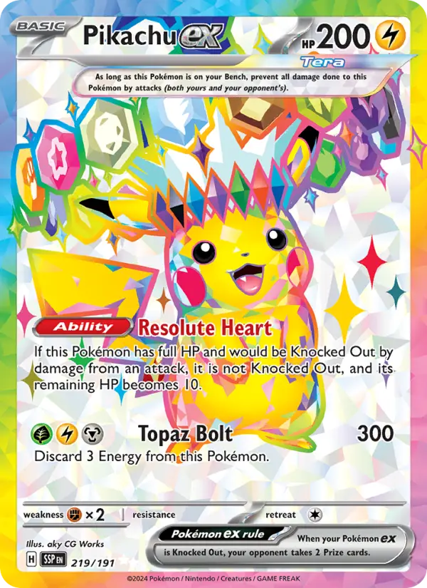 Pikachu ex #219