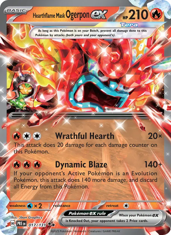Hearthflame Mask Ogerpon ex #017