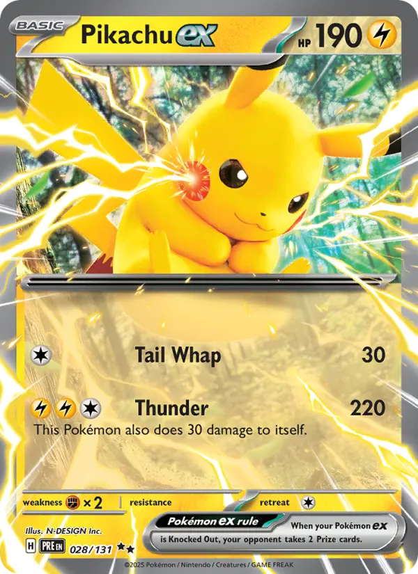 Pikachu ex #028