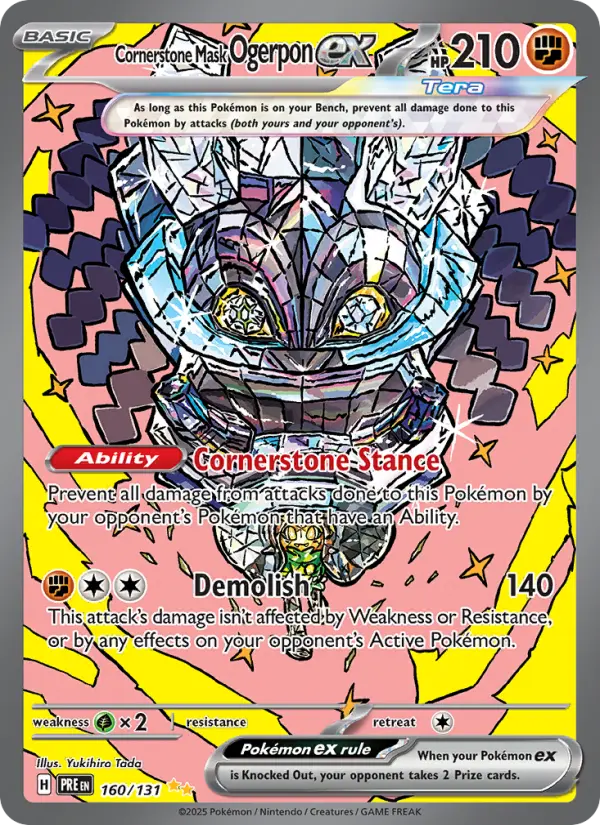 Cornerstone Mask Ogerpon ex #160