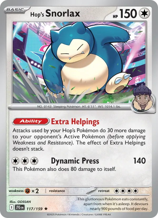 Hop's Snorlax #117