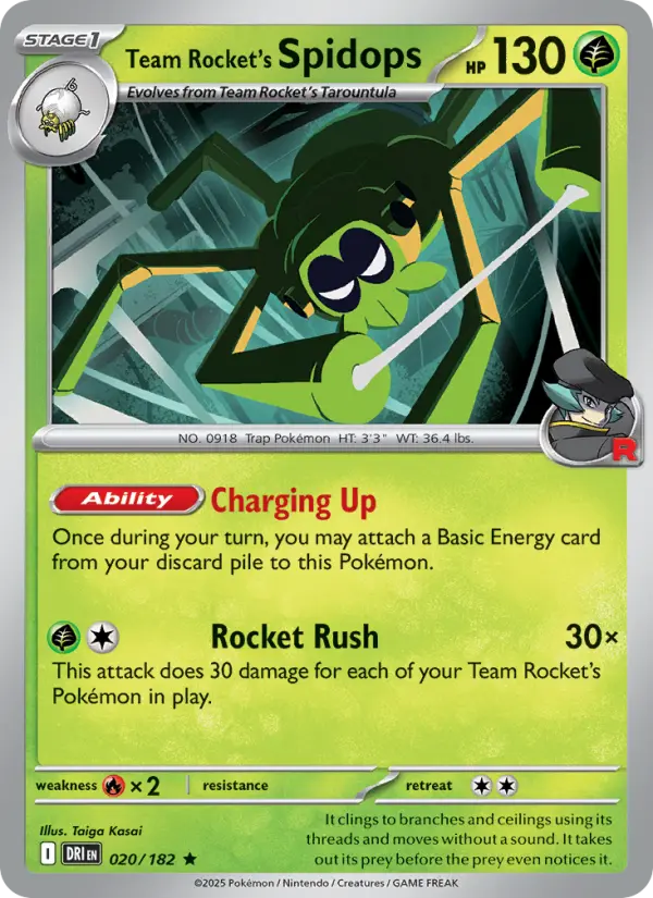 Team Rocket's Spidops #020