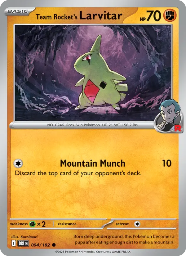 Team Rocket's Larvitar #094