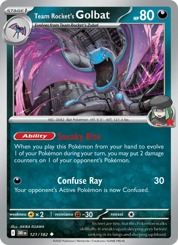 Team Rocket's Golbat #121