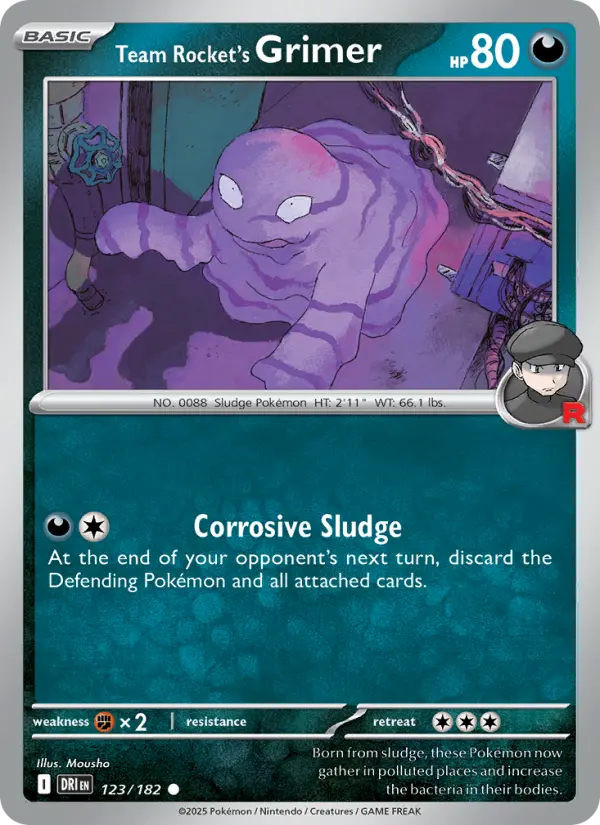 Team Rocket's Grimer #123