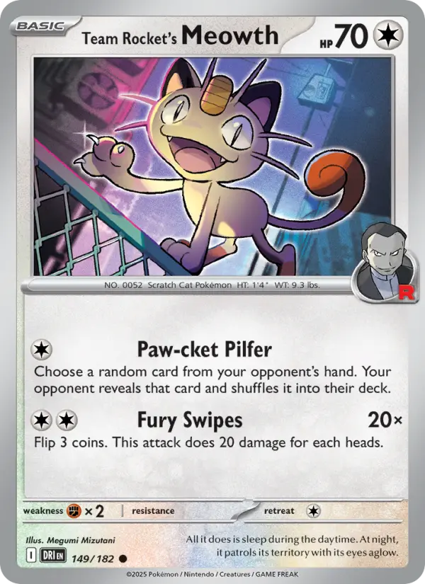 Team Rocket's Meowth #149