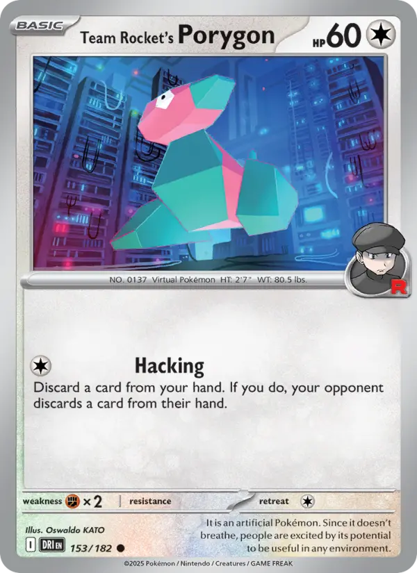 Team Rocket's Porygon #153