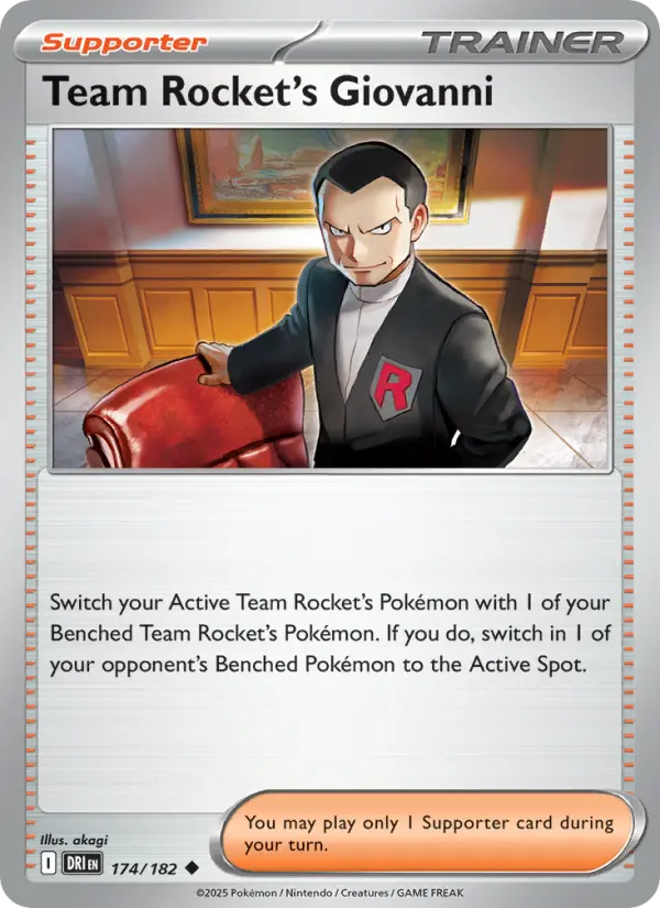 Team Rocket's Giovanni #174
