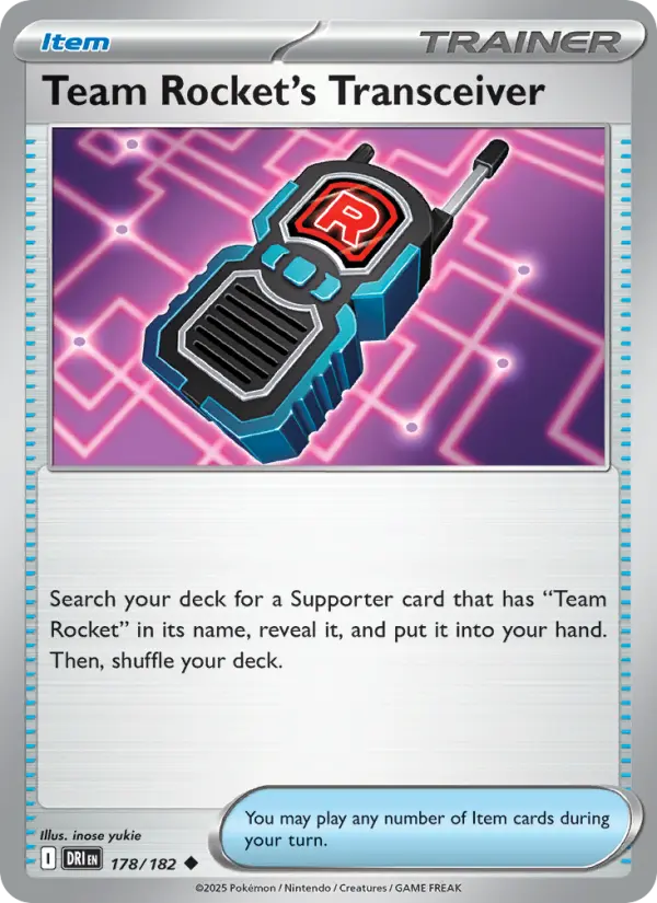 Team Rocket's Transceiver #178