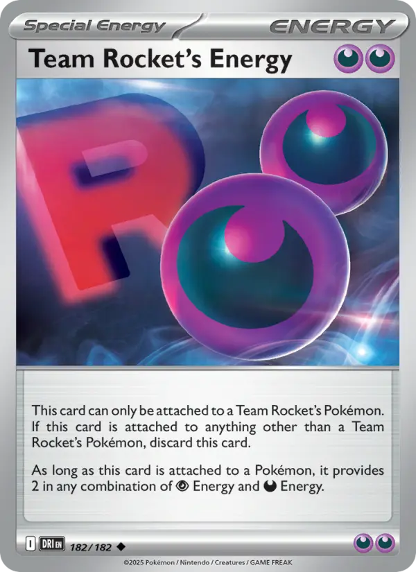 Team Rocket's Energy #182