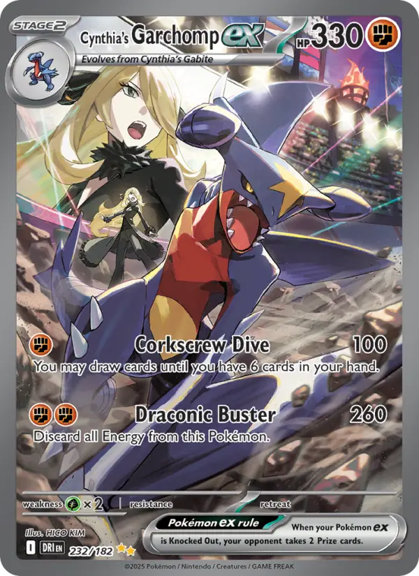 Cynthia's Garchomp ex #232