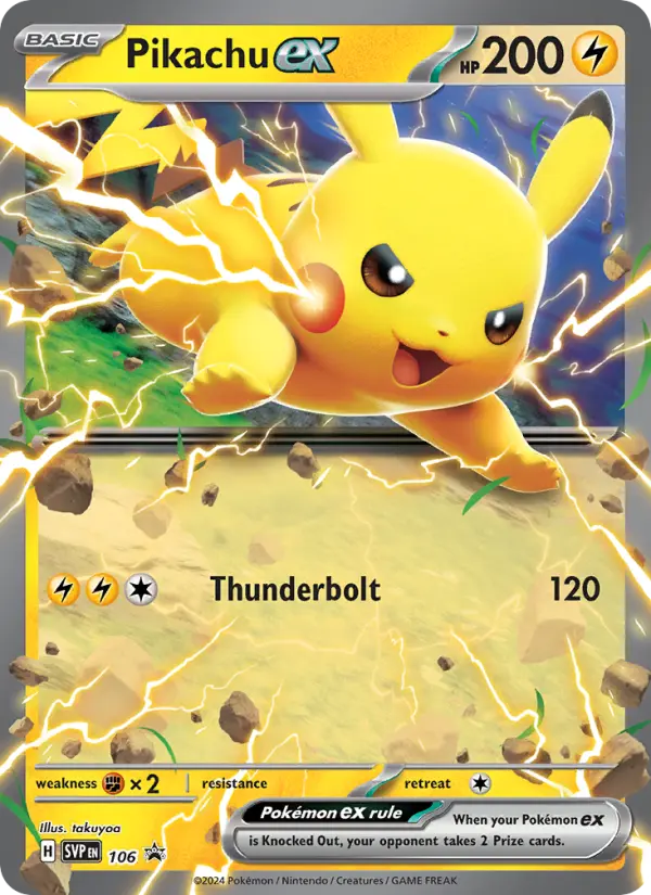 Pikachu ex #106